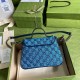 GUCCI Monogram Multicolor Matelasse Diagonal Mini GG Marmont Top Handle Shoulder (9 colors)