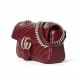 GUCCI GG MARMONT MINI SHOULDER BAG Gucci Rosso Ancora