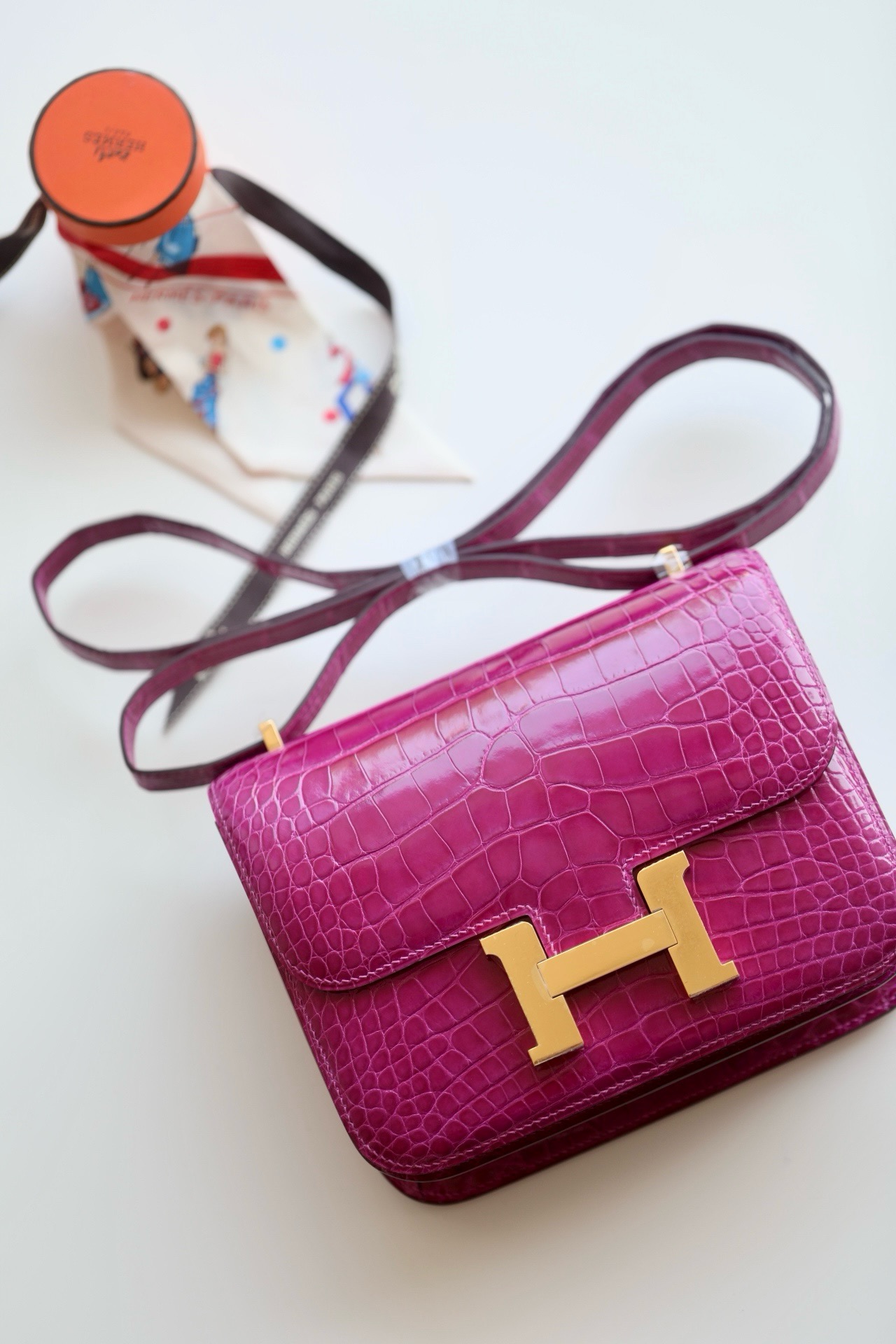 Hermes mini  constance 18   Alligator（7 colors）