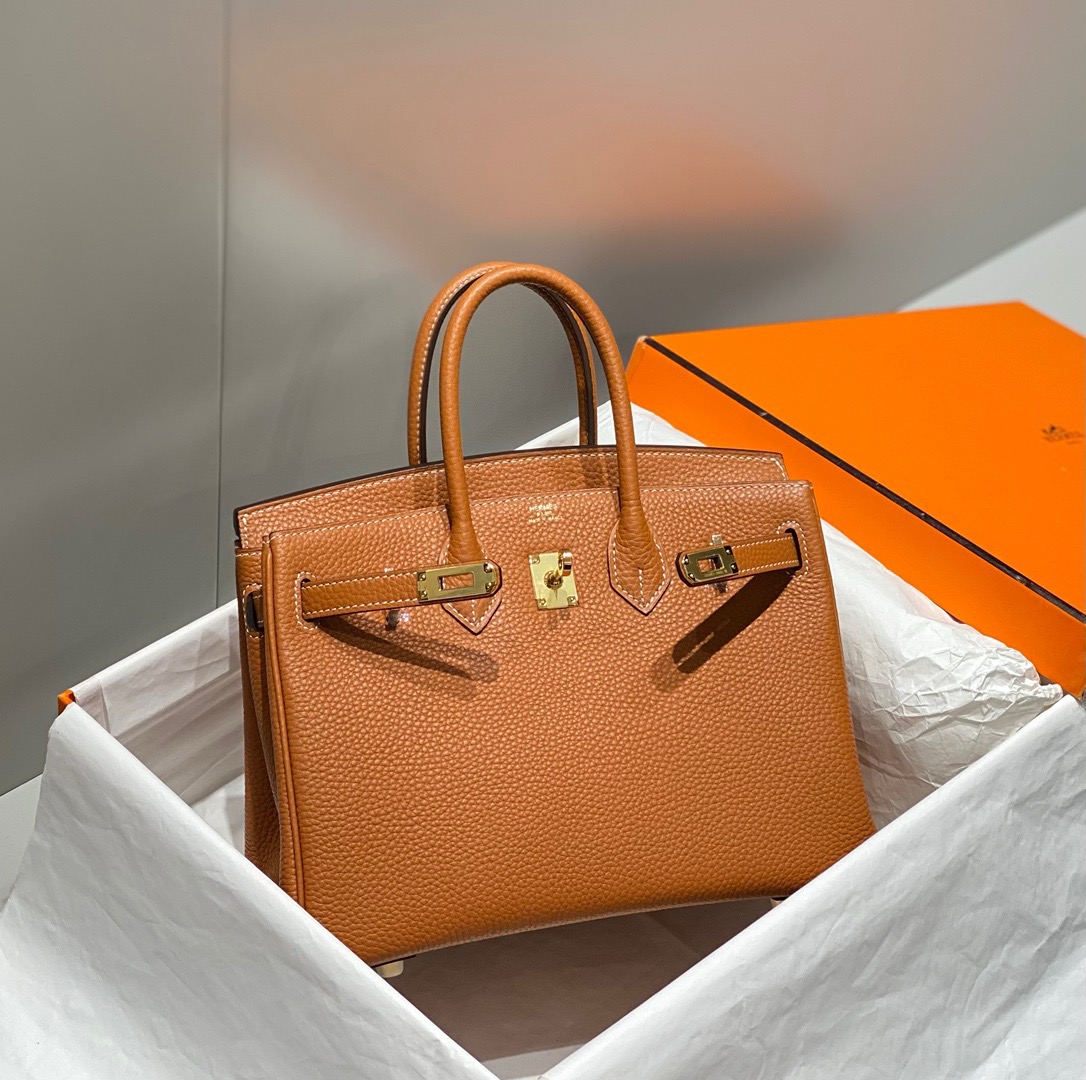   Hermes Birkin 25 & 30 & 35 Golden Brown 
