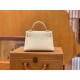 Hermès Kelly Sellier 20 Nata Epsom Gold Hardware