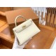 Hermès Kelly Sellier 20 Nata Epsom Gold Hardware