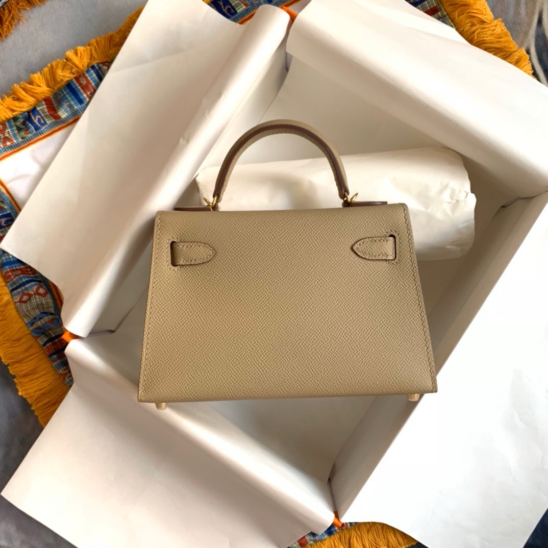 Hermès Kelly Sellier 20  Epsom Gold Hardware