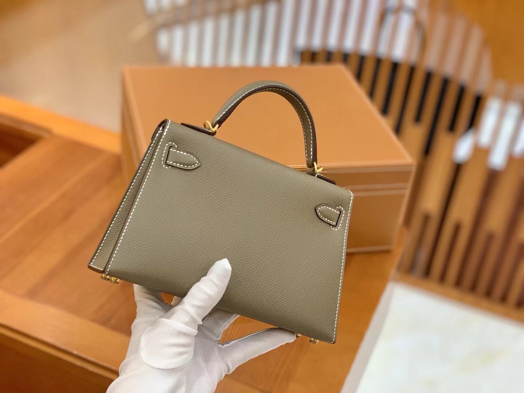 Hermès Kelly Sellier 20  Epsom Gold Hardware