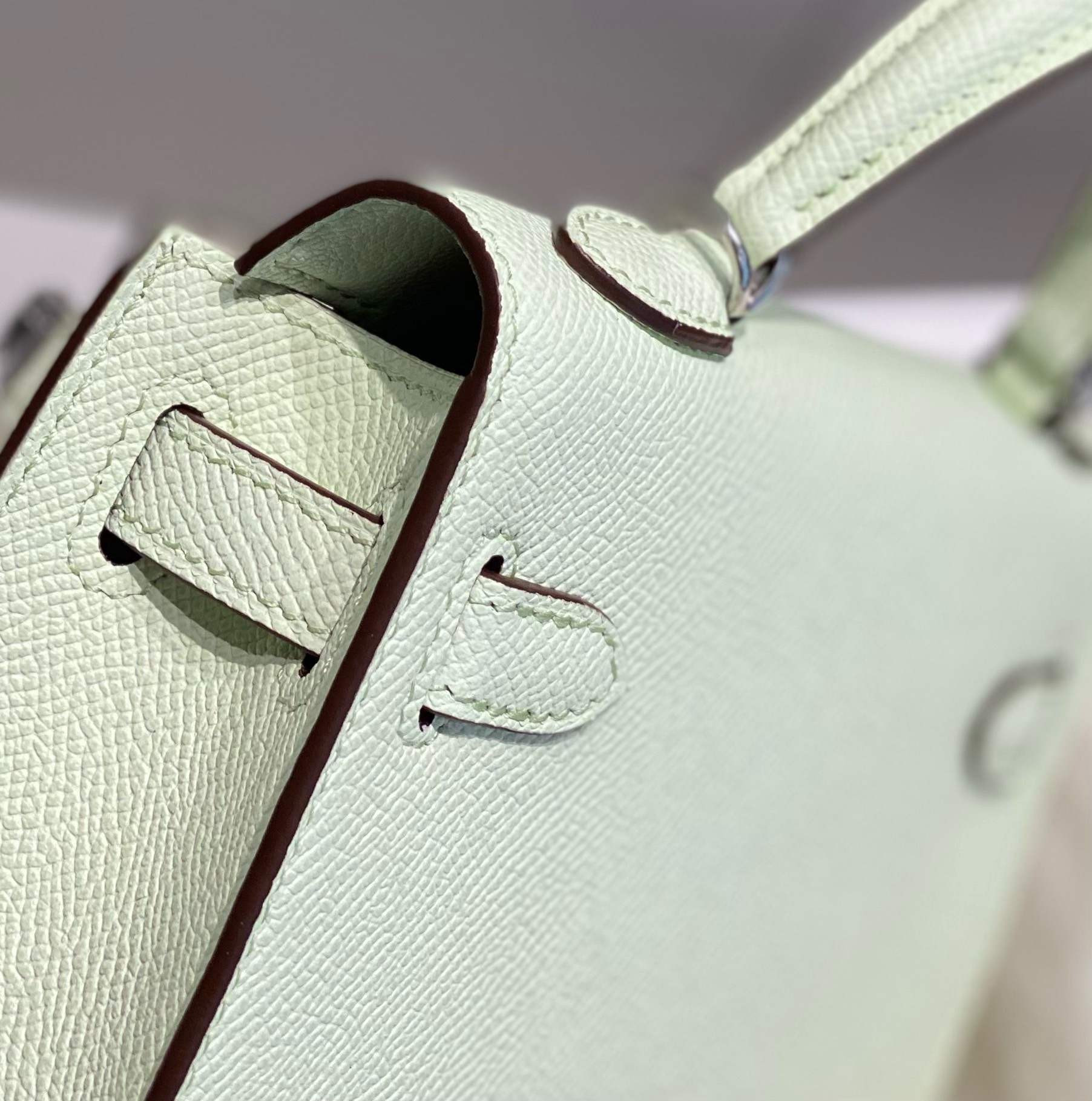 Hermès Kelly Sellier 20  Epsom Palladium Hardware