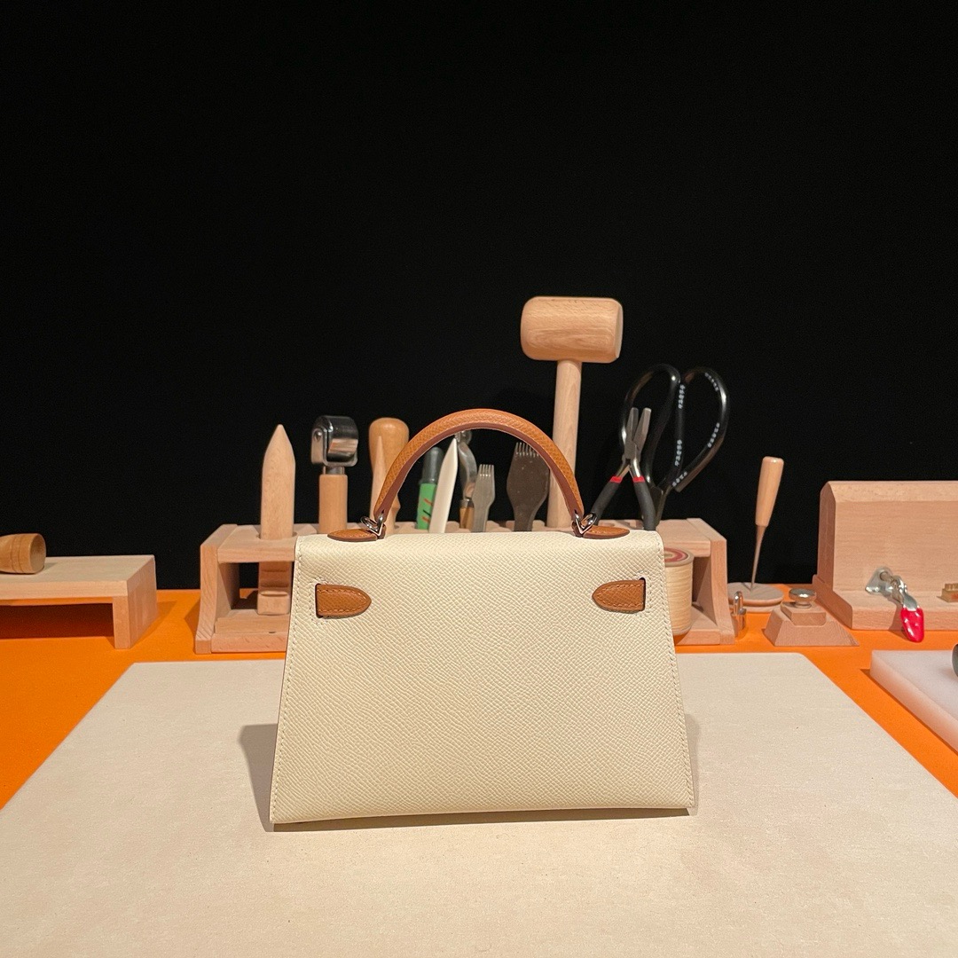Hermès Kelly Sellier 20  Epsom Palladium Hardware