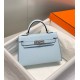 Hermès Kelly Sellier 20  Epsom Palladium Hardware