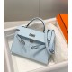 Hermès Kelly Sellier 20  Epsom Palladium Hardware
