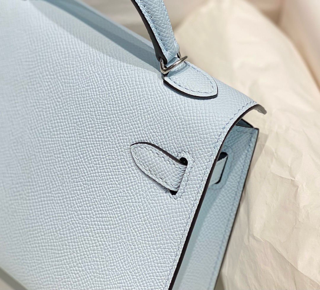 Hermès Kelly Sellier 20  Epsom Palladium Hardware