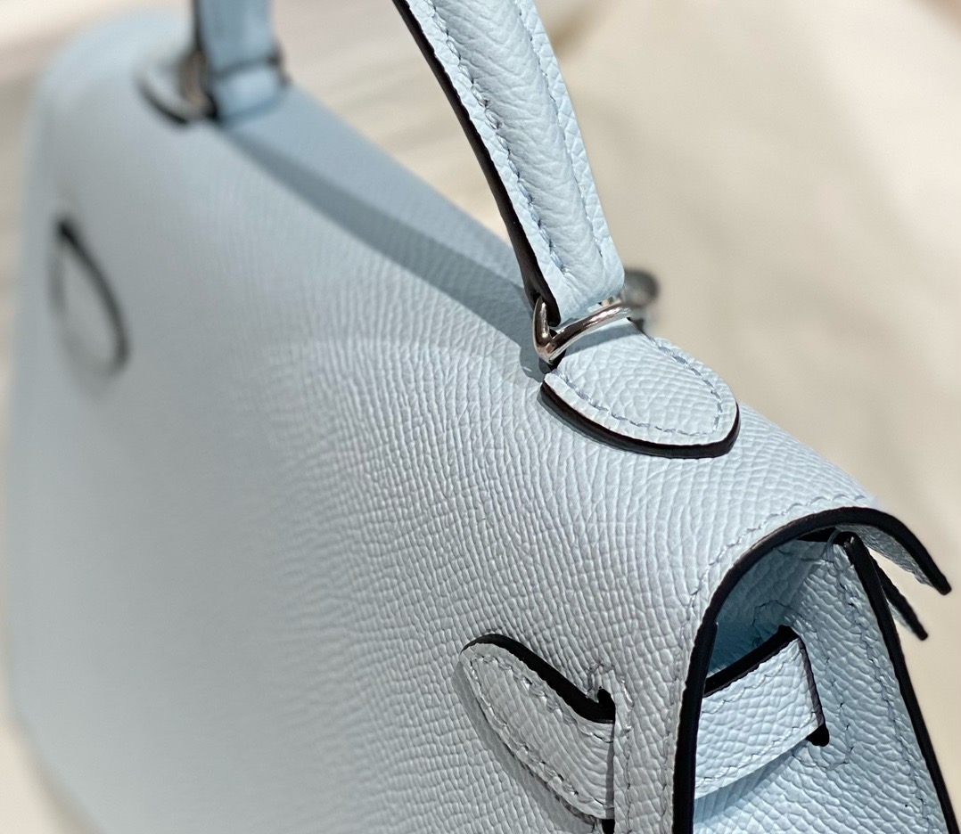 Hermès Kelly Sellier 20  Epsom Palladium Hardware