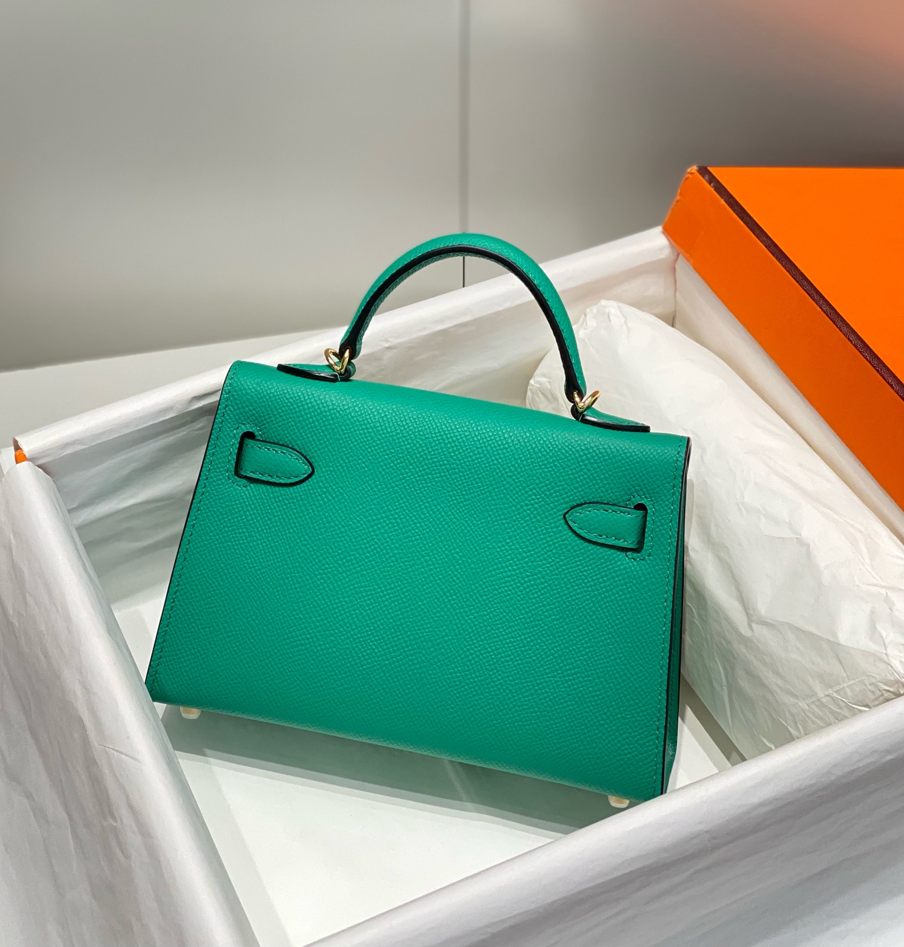 Hermès Kelly Sellier 20  Epsom Gold Hardware