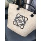 Loewe Anagram Basket bag in iraca palm and calfskin（2 colors）