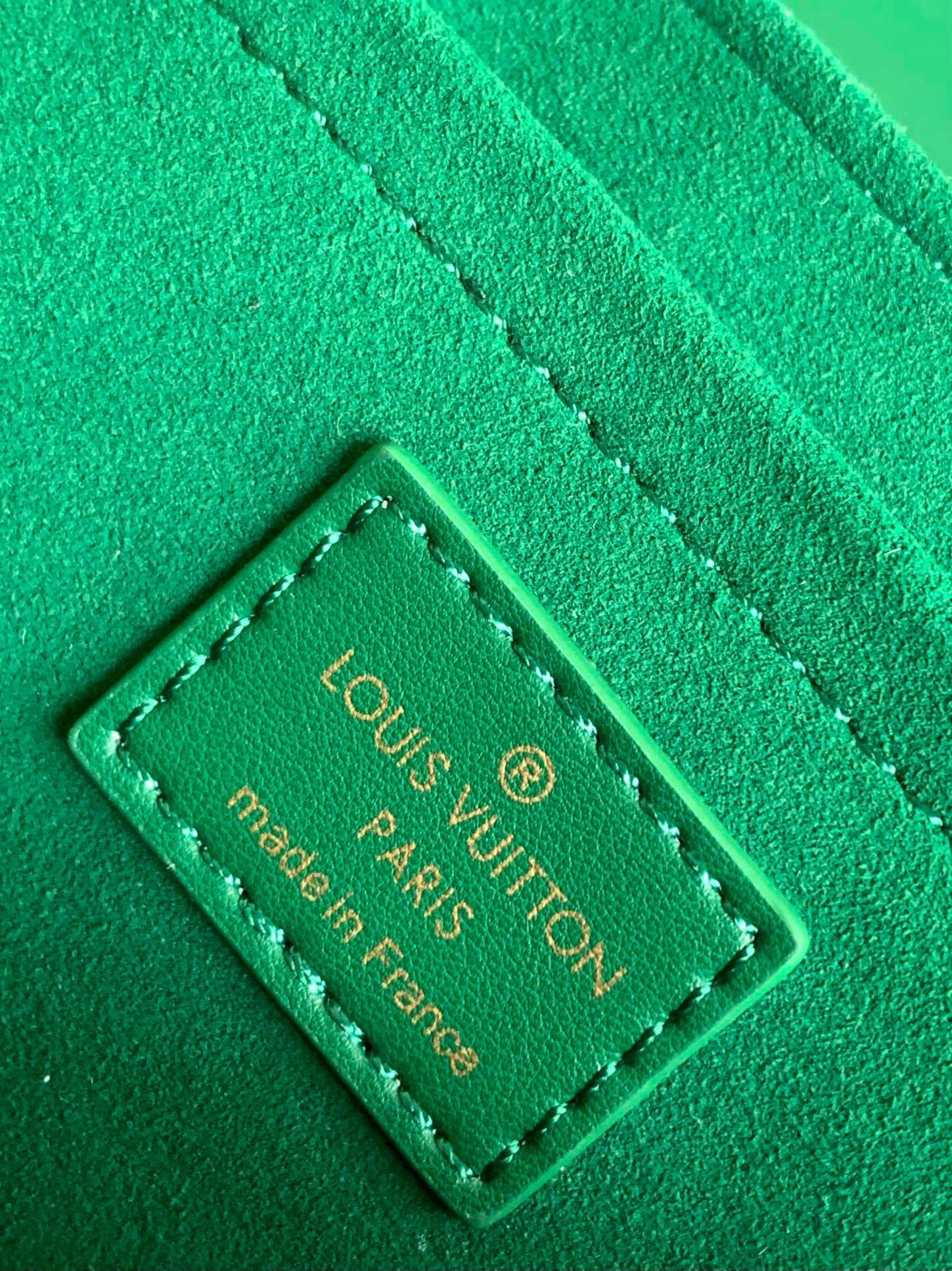 LOUIS VUITTON Calfskin New Wave Chain Bag MM Emerald ( 4 colors) 