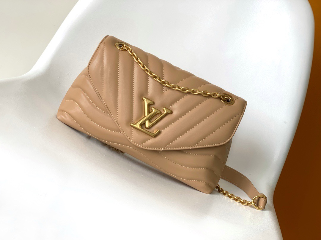 LOUIS VUITTON Calfskin New Wave Chain Bag MM Emerald ( 4 colors) 