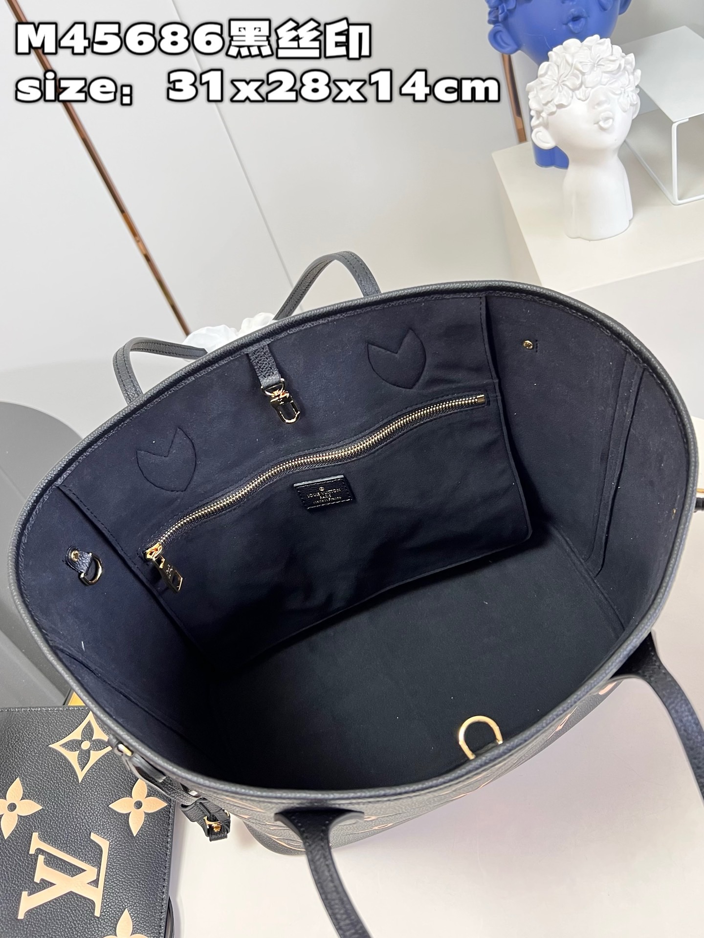 LOUIS VUITTON LV  Neverfull MM BLACK