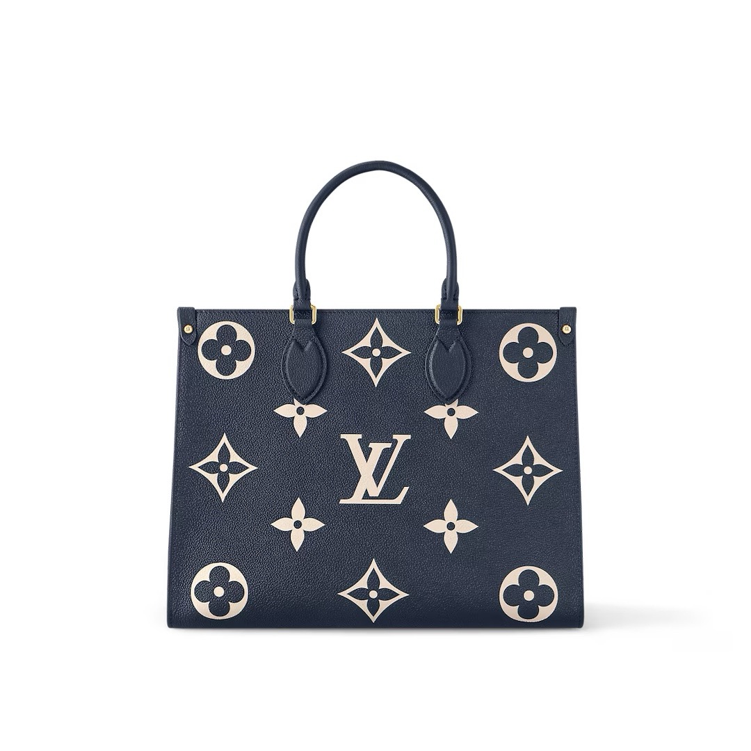 Louis Vuitton® OnTheGo MM Navy / Crème