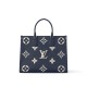 Louis Vuitton® OnTheGo MM Navy / Crème