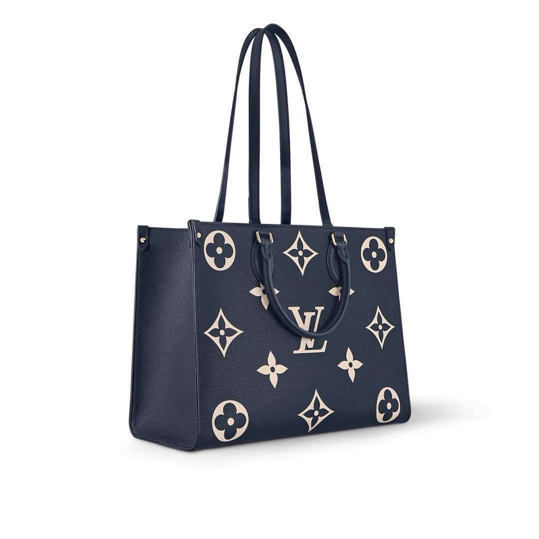 Louis Vuitton® OnTheGo MM Navy / Crème