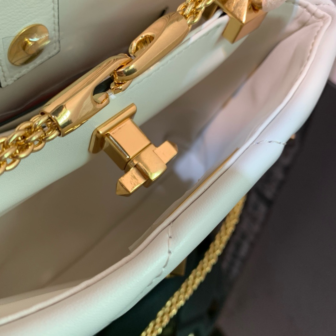 Valentino Small Roman Stud The Handle Bag In Nappa for Woman 