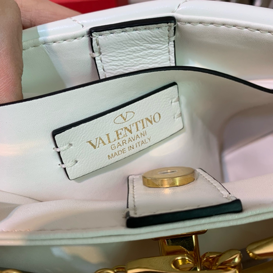 Valentino Small Roman Stud The Handle Bag In Nappa for Woman 