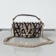  VALENTINO GARAVANI LOCÒ SMALL SHOULDER BAG WITH JEWEL LOGO