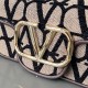  VALENTINO GARAVANI LOCÒ SMALL SHOULDER BAG WITH JEWEL LOGO