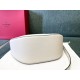  VALENTINO SMALL VLOGO MOON HOBO BAG IN GRAINY CALFSKIN WITH CHAIN ( 2 colors)