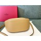  VALENTINO GARAVANI SMALL VLOGO MOON HOBO BAG IN GRAINY CALFSKIN WITH CHAIN