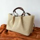 VALENTINO GARAVANI MEDIUM STRAW SUMMER TOTE