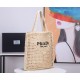  Prada  Raffia Tote Bag  beach bag 