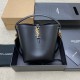 YSL Saint Laurent  Le 37 small leather bucket bag ( 2 colors)