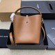 YSL Saint Laurent  Le 37 small leather bucket bag ( 2 colors)