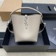 YSL Saint Laurent  Le 37 small leather bucket bag ( 2 colors)