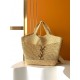 YSL SAINT LAURENT ICARE IN RAFFIA