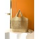 YSL SAINT LAURENT ICARE IN RAFFIA