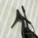 Miu Miu pump  shoes Patent leather slingbacks with buckles ( heel 10.5cm ) 