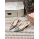 Miu Miu pump  shoes Satin slingback pumps ( heel 5.5cm ) 