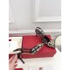 Valentino VLOGO  40 embellished leather-trimmed flocked canvas slingback pumps