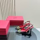 Valentino VLOGO SIGNATURE SLINGBACK PUMP IN CALFSKIN LEATHER 80MM