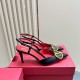 Valentino VLOGO SIGNATURE SLINGBACK PUMP IN CALFSKIN LEATHER 80MM